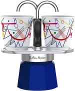 Bialetti Mini Express Set za 2 Šoljice + 2 Šoljice Crvene Boje