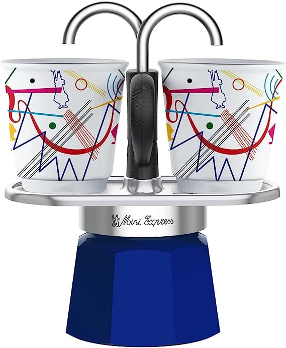 0001407NP_01 Bialetti Mini Express Set za 2 Šoljice + 2 Šoljice Crvene Boje - Slika 1