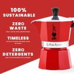 Bialetti Moka Express Red – 3/6 šoljica - Slika 3